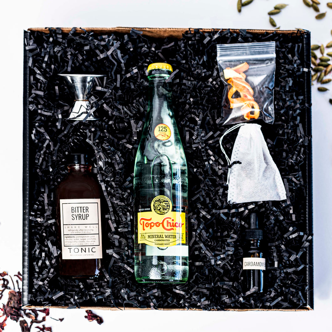 Zero Proof Negroni Mocktail